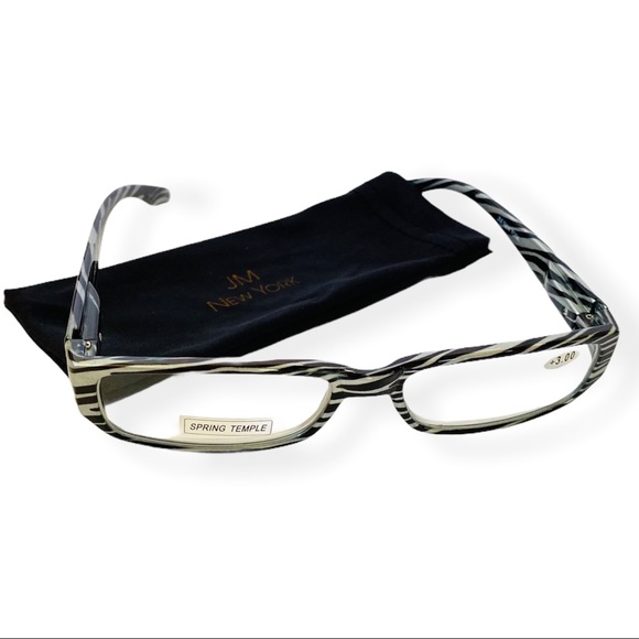 👓 🦓 JM NEW YORK Readers | Zebra Pattern | NWOT - Picture 8 of 8